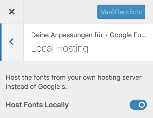 google fonts deaktivieren in wordpress